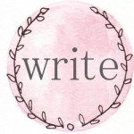 pink wreath write